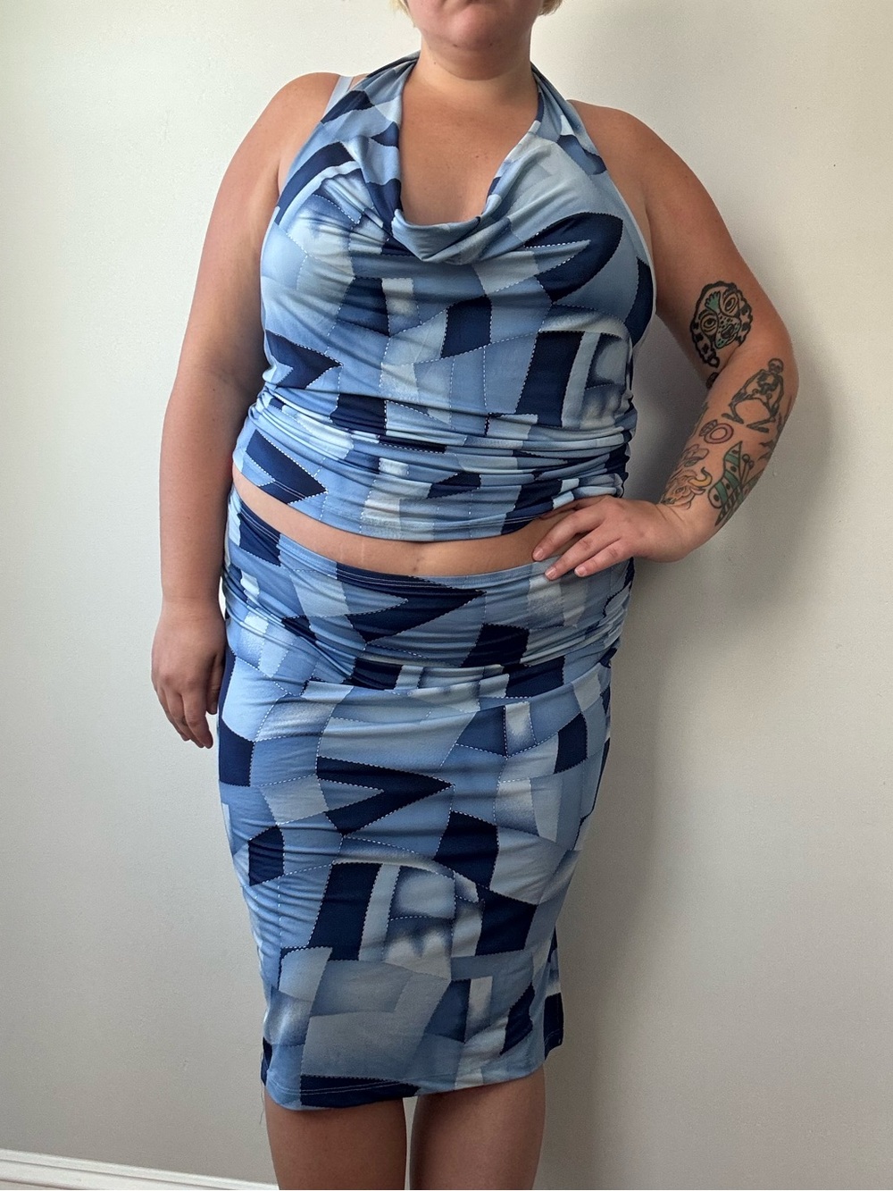 Y2K Plus Size Slinky Set